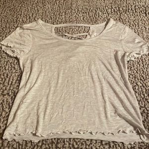 Slightly Used-CUTE CUT OUT TOP OPEN BACK*